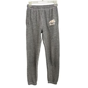 Roots Canada Women’s XXS Jogger gray logo Sweatpants